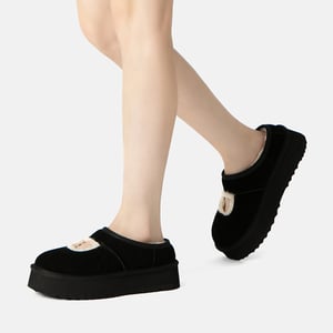 EVER AU Australia Zapatillas de Plataforma con Plumas para Mujer