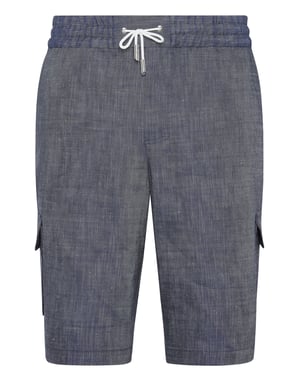 Linen Cargo Shorts