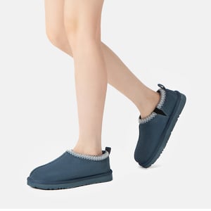 EVER AU Australia Mujeres Babuchas de Cuero Wigeon