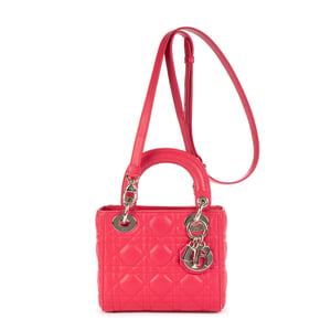 Dior Mini Lady Dior Mini en Rosa fucsia Piel de becerro