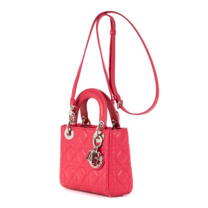 Dior Mini Lady Dior Mini en Rosa fucsia Piel de becerro