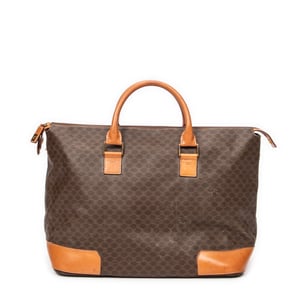Celine Weekender  en Marrón Lona recubierta