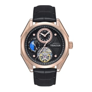 Reloj Heritor Automático Antoni con Correa de Cuero