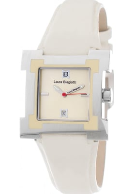 Laura Biagiotti Reloj de mujer Cuarzo plata amarillo