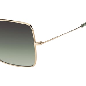 Gafas de sol Hugo Boss con montura de metal en oro rosa y lentes grises y verdes