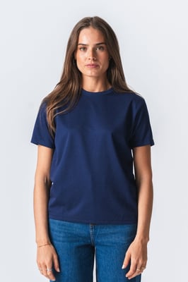 Camiseta holgada Leah - Azul marino oscuro