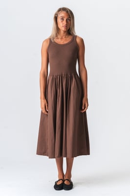Vestido Hanna - Marrón