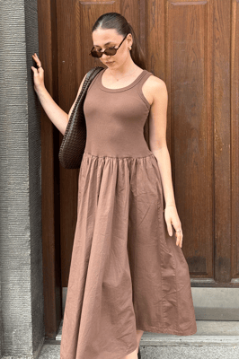 Vestido Hanna - Marrón