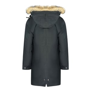 Chaqueta Parka Negra Con Capucha De Fred Perry