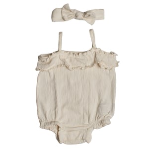 Conjunto de 2 Piezas Body y Diadema 875139 para Bebé Niña