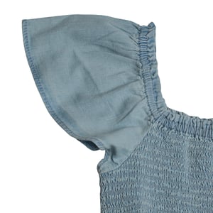 Blusa Denim Manga Corta 601107 para Niña