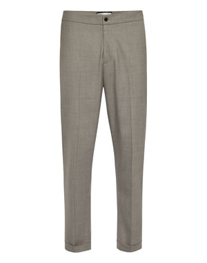 Wool Wide Leg Trousers