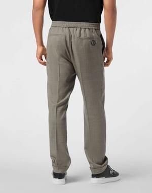 Wool Wide Leg Trousers