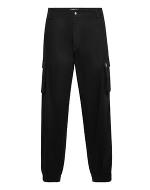 Straight Cargo Fit Trousers
