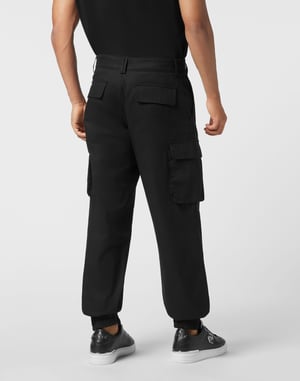 Straight Cargo Fit Trousers
