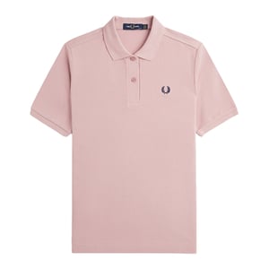 Polo Rosa Empolvado Liso De Fred Perry
