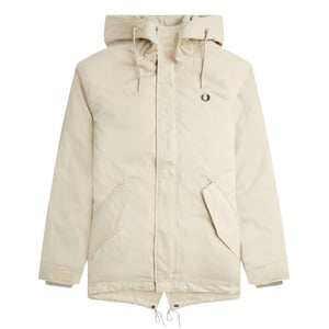 Chaqueta Parka Corta Acolchada Fred Perry Light Oyster