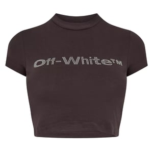 Camiseta Off-white Bling Bounce 90s Fit Gris Oscuro
