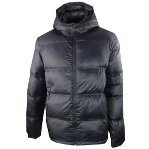 Chaqueta Con Capucha Negra Lisa Ea7
