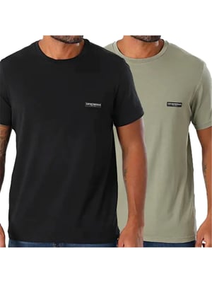 Pack de 2 camisetas Emporio Armani para hombre (GA)