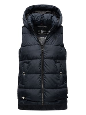 Marikoo chaleco acolchado mujer – Zarinaa ligero con capucha desmontable