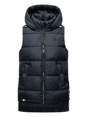 Marikoo chaleco acolchado mujer – Zarinaa ligero con capucha desmontable