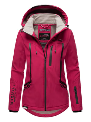 Marikoo chaqueta softshell mujer – Mount-Cho-Oyu con capucha desmontable