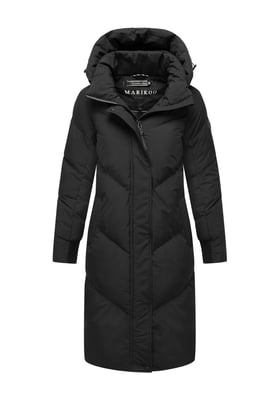 Abrigo acolchado de mujer Marikoo Teonaa con capucha desmontable y estilo elegante