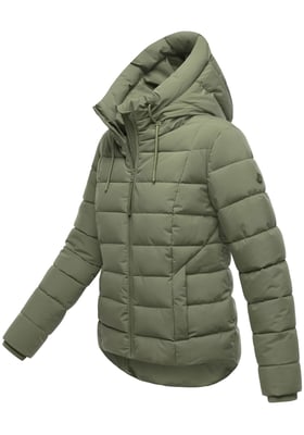 Chaqueta acolchada de invierno Marikoo Tayenaa para mujer con capucha y bolsillos forrados