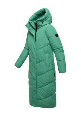 Abrigo acolchado de invierno Marikoo Ranjaa para mujer con capucha y detalles reflectantes