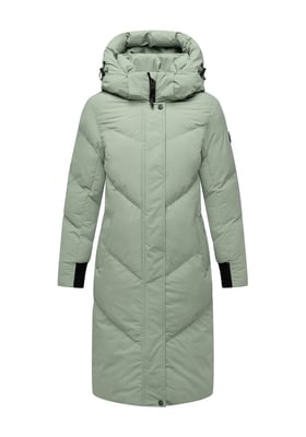 Abrigo acolchado de mujer Marikoo Teonaa con capucha desmontable y estilo elegante