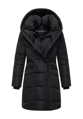 Abrigo acolchado de mujer Marikoo Virenaa con diseño de capas y forro polar