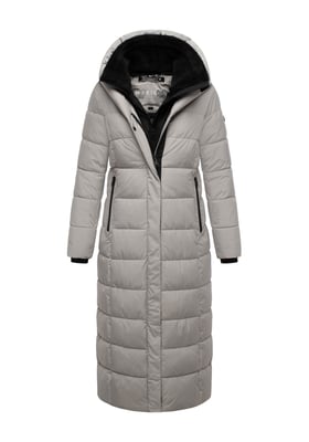 Abrigo acolchado Marikoo Pakoraa para mujer con cuello de peluche desmontable