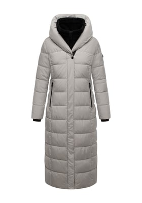 Abrigo acolchado Marikoo Pakoraa para mujer con cuello de peluche desmontable