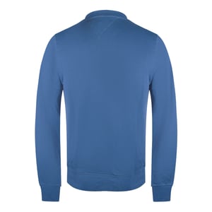 Sudadera De Cuello Redondo Azul Índigo Descolorido De Tommy Hilfiger