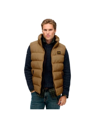 Chaqueta acolchada sin mangas Essential de Superdry para hombre