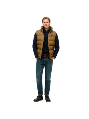 Chaqueta acolchada sin mangas Essential de Superdry para hombre