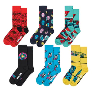 Paquete de 6 Calcetines de Spider-Man | Calcetines Originales | Idea de Regalo