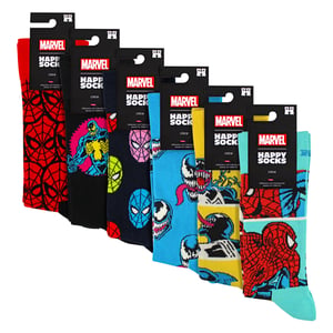 Paquete de 6 Calcetines de Spider-Man | Calcetines Originales | Idea de Regalo
