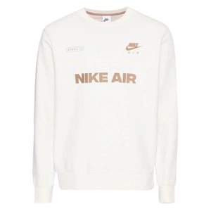 Suéter Nike Air Con Logotipo Grande En Blanco