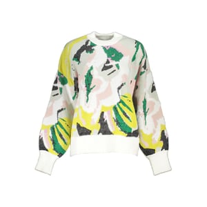 Suéter de Mujer Desigual Elegante de Cuello Alto con Contraste