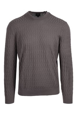 Armani Exchange Crew Neck Knitwear Grey
