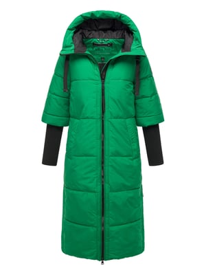 Chaqueta acolchada para mujer Navahoo Ciao Meow – Extra larga y cálida
