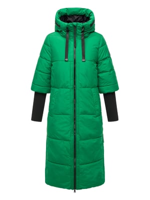 Chaqueta acolchada para mujer Navahoo Ciao Meow – Extra larga y cálida