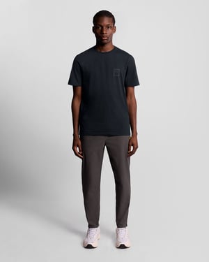 Camiseta Deportiva con Logo Tonal Lyle & Scott - Marino