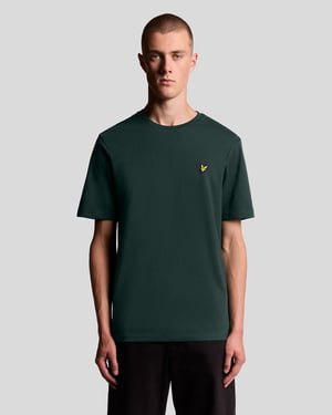 Camiseta de Cuello Redondo de Algodón Lyle & Scott - Verde