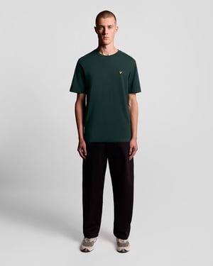 Camiseta de Cuello Redondo de Algodón Lyle & Scott - Verde