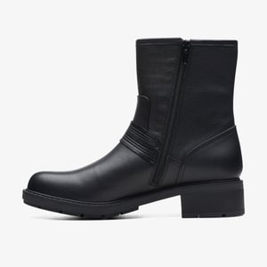Botas de Cuero Negras Hearth Cross