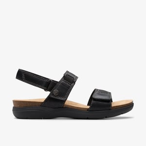 Sandalias Combi Negras April Clover