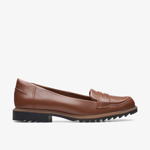 Zapatos de Cuero Marrón Griffin Milly